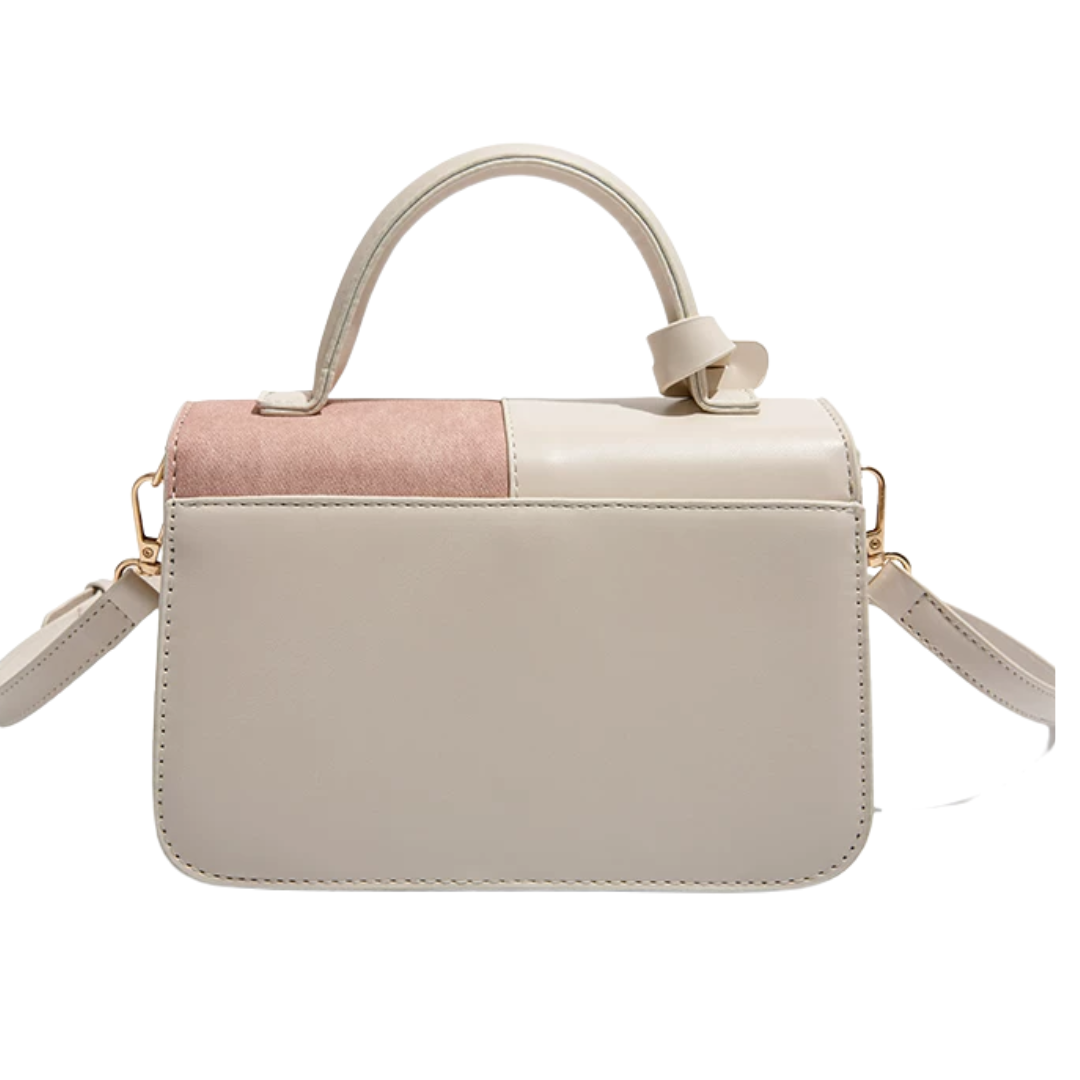 Vintage Contrast Bag (Pink)