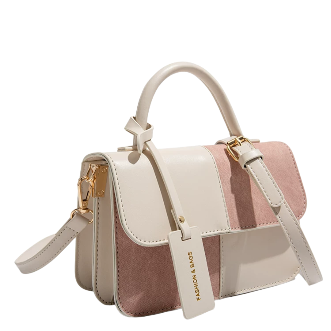 Vintage Contrast Bag (Pink)