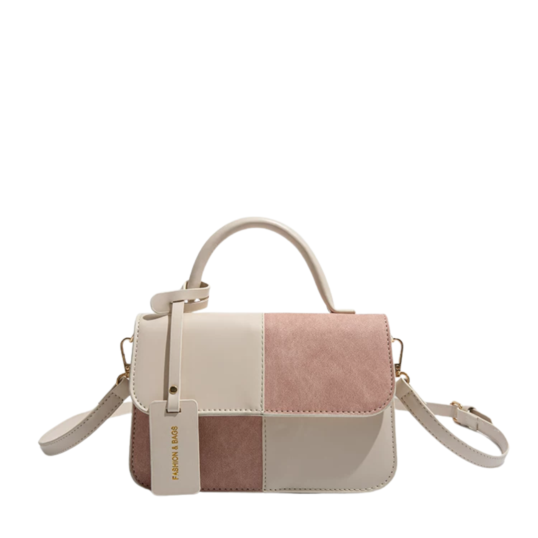 Vintage Contrast Bag (Pink)