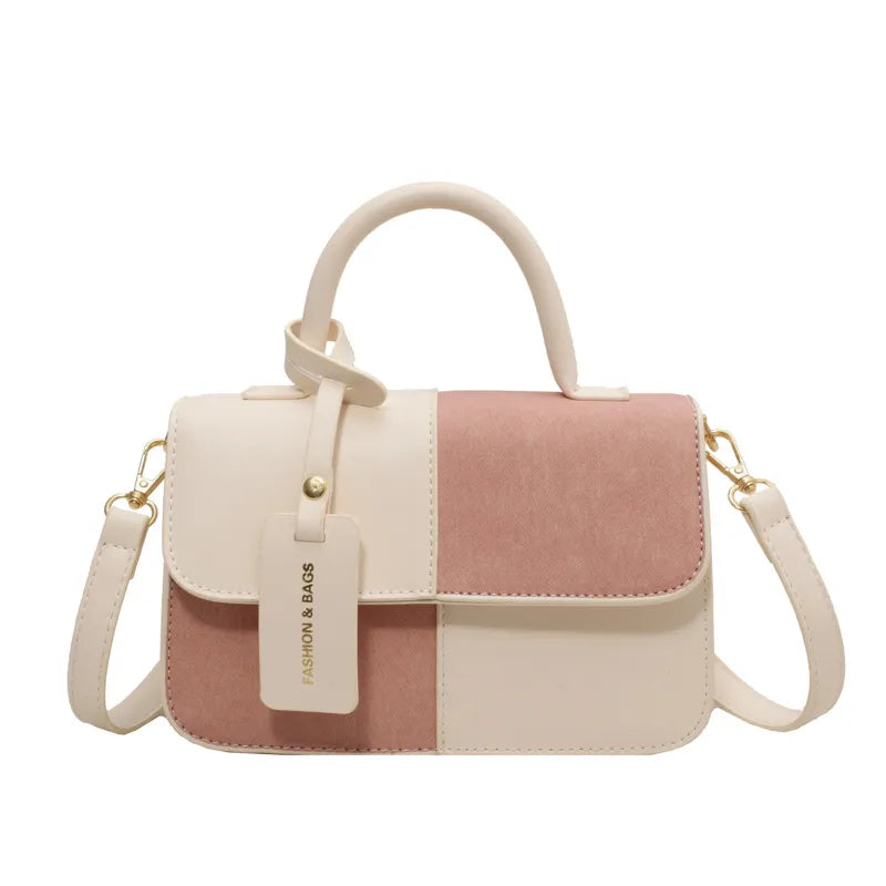 Vintage Contrast Bag (Pink)