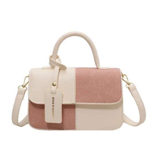 Vintage Contrast Bag (Pink)