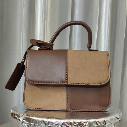 Vintage Conrast Bag (Brown)