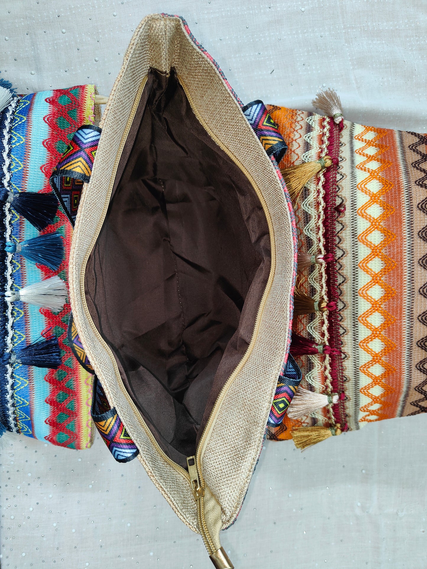 Ethnic Style Bag (Blue)