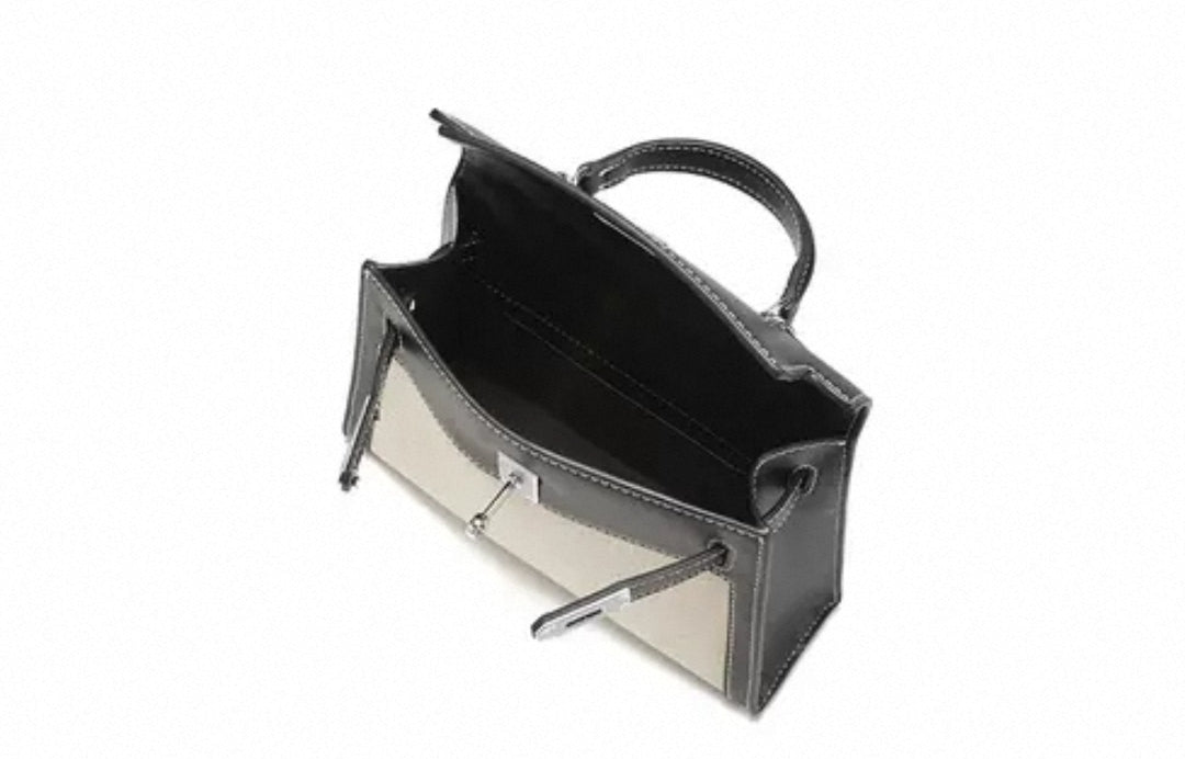 Canvas Buckle Bag (Black)